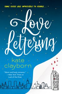 Book cover of Love Lettering by Kate Clayborn